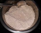 A picture of step 1 of Power pack pancake.