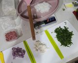 Foto langkah ke 1 dari resep Mpasi Daging Bayam Tahu (6 bln).