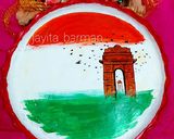 ইন্ডিয়ান ফ্ল্যাগ ক্যুকিজ (Indian flag cookies recipe in Bengali) রেসিপির ধাপ 10 ছবি