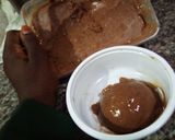 A picture of step 6 of Home made ice cream 🍨(With Frozen bananas👻).
