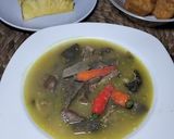 Foto langkah ke 14 dari resep 10 >< Gulai Jeroan Kambing (Dengan Santan).