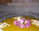 عکس مرحله 1 از دستور دسر نشاسته زعفرانی