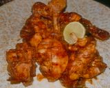 A picture of step 4 of Sukha Kadai Chicken.