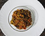 A picture of step 7 of Thotakura Tomato Curry.