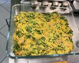 Une image de l'étape 23 de Gratin d’épinards au jambon, pignons de pin et floraline.