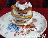 A picture of step 3 of Pancake Tower Cake.