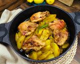 Görög Citromos Csirke Egytál Burgonyával 🇬🇷 recept fázis 8 fotója