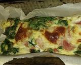 Foto del paso 2 de la receta: Budín de rúcula, jamón y queso