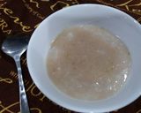 Hình bước làm 5 của món Cháo bồ câu hạt sen cho bé