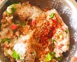 A picture of step 3 of Poha cheesy balls.