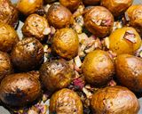 A picture of step 4 of Air Fryer Baked Baby Potatoes.