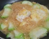 絲瓜麵線的食譜步驟1照片