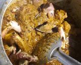 A picture of step 5 of Mutton curry.