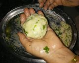 A picture of step 8 of Paneer stuff kachori.