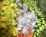 A picture of step 1 of Avocado creamy salad.