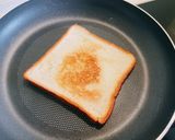 A picture of step 1 of Spam, Cheese, and Egg Sandwich.