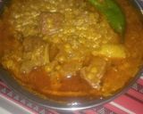 A picture of step 4 of Chat phata chana gosht.
