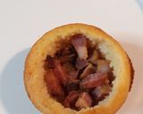 A picture of step 2 of Day Old Stuffed Corn Muffin.