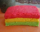 Foto langkah ke 6 dari resep "rainbow cake kukus" super irit cuma pake 1 telur.