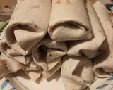 A picture of step 2 of For my Late Father Thanksgiving Leftovers, Burritos.