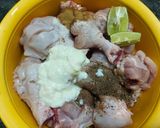 A picture of step 1 of Smoked Chicken Afghani.