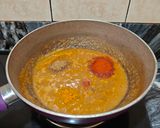 A picture of step 6 of PANEER MASALA.