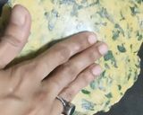 A picture of step 3 of Methi Thepla.