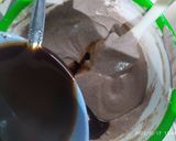 Foto langkah ke 3 dari resep Brownies Kukus Ketan Hitam.