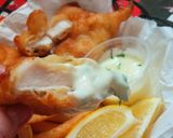A picture of step 7 of Fish and Chips NO Beer, Husband's Favorite + the Kids.