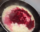 Foto del passaggio 2 della ricetta Risotto rape rosse e purea di spinaci con cream fraiche