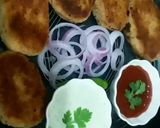 A picture of step 1 of Aloo chicken cutlets.