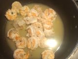 Pasta con langostinos
