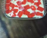 A picture of step 5 of Three colour sandwich Custard.