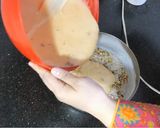 A picture of step 5 of Without Oven Almond pistachio cake 😊.