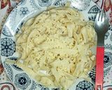 A picture of step 3 of Fettuccine Pasta in White Sauce.