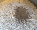 A picture of step 2 of Pan-Fried Rice and Wheat Flatbread.