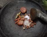 Foto langkah ke 3 dari resep Penyet terong sambel kacang.