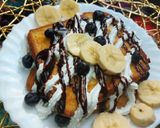 A picture of step 3 of Fruits Loaded French Toast.