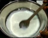 A picture of step 1 of Eggless zebra cake.