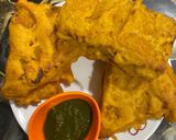A picture of step 6 of Bread Pakoda.