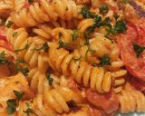 Une image de l'étape 9 de Fusilli sautées au poulet et ses épices ou pâte au poulet 😊.
