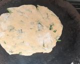 A picture of step 5 of Missi roti.