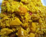 Foto del paso 3 de la receta: Arròs caldós amb músculs, pollastre i Frankfurt