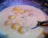 A picture of step 5 of Ras malai.