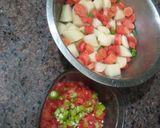 आलू मटर गाजर की सब्जी (aloo matar gajar ki sabzi recipe in Hindi) रेसिपी चरण 1 फोटो