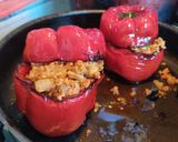 Foto del paso 4 de la receta: Morrones veganos al horno (🌱)
