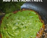 A picture of step 10 of Shahi Palak Paneer.