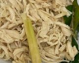 Foto langkah ke 3 dari resep Nasi Bakar Ayam Suir Teri Enakkk.