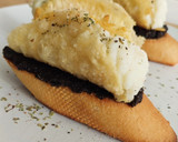 Foto del paso 11 de la receta: Pincho de cono de parmesano relleno de brandada y olivada