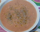 Foto del paso 4 de la receta: Sopa fría de tomate, calabacín y pimiento verde